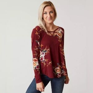 Daytrip Floral Low-Back Top